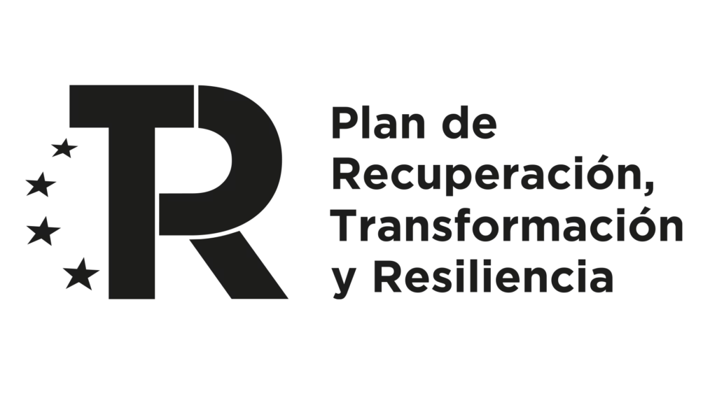 Logotipo plan de recuperación, transformación y resiliencia